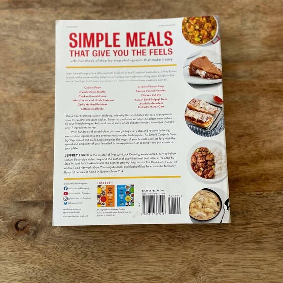 NEW The Simple Comforts Step-by-Step Instant Pot Cookbook by Jeffrey Eisner - Picture 4 of 4